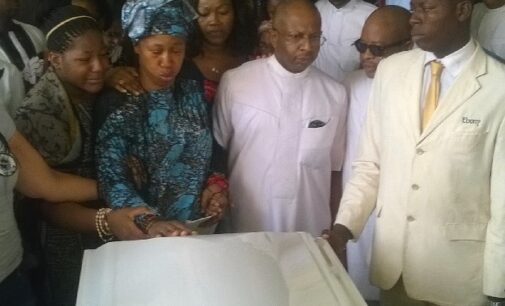 Tears at funeral mass for Michael Anyiam-Osigwe