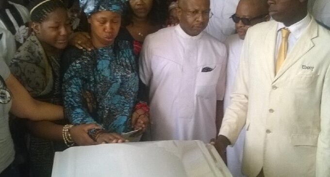 Tears at funeral mass for Michael Anyiam-Osigwe