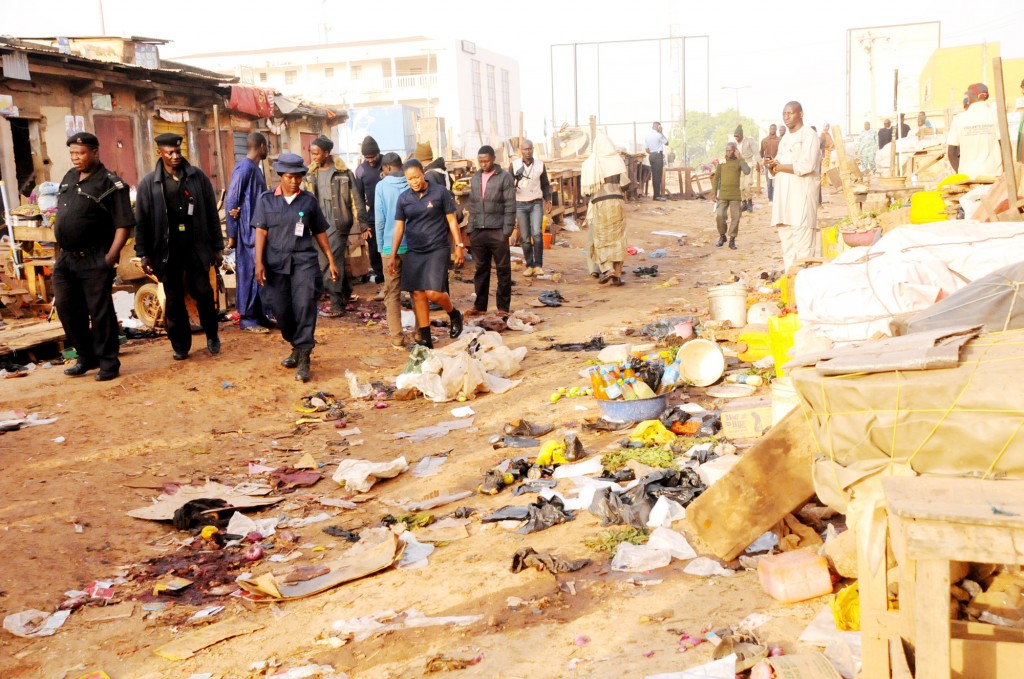 PIC.6.BOMB EXPLOSION IN JOS