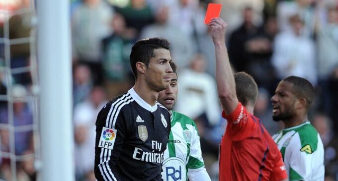 Ronaldo handed two-match ban