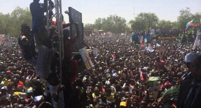Gunshots rock Buhari’s Borno campaign rally