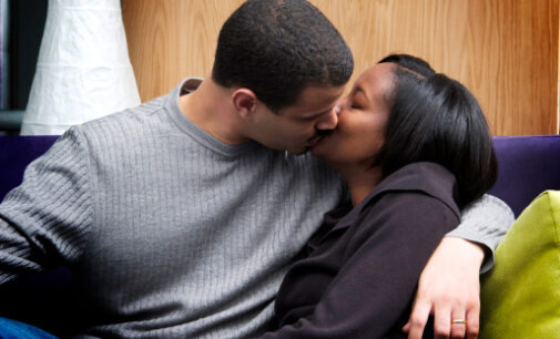 Cold shouldn’t get in the way of a sizzling kiss with your partner
