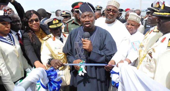 Jonathan inaugurates four naval ships in Lagos