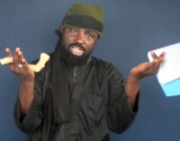 Shekau denounces Nigerian pledge in new video