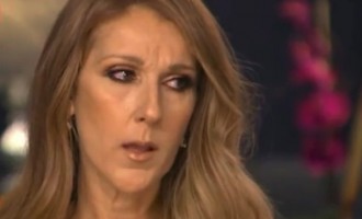 Celine Dion weeps on TV while discussing husband’s cancer