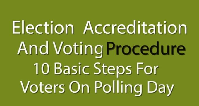 How to get accredited and vote on election day