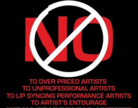 US-based promoters ‘fed up with greedy Nigerian artistes’