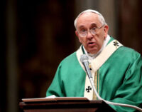 Influence of the church is waning, says Pope 
