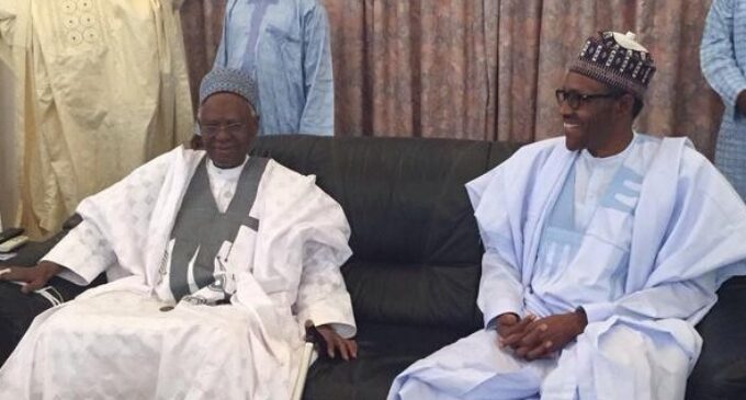 Buhari pays Shagari post-90th-birthday visit