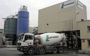 Lafarge Africa truck at a warehouse