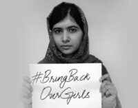 Malala to Chibok girls: We will never forget you