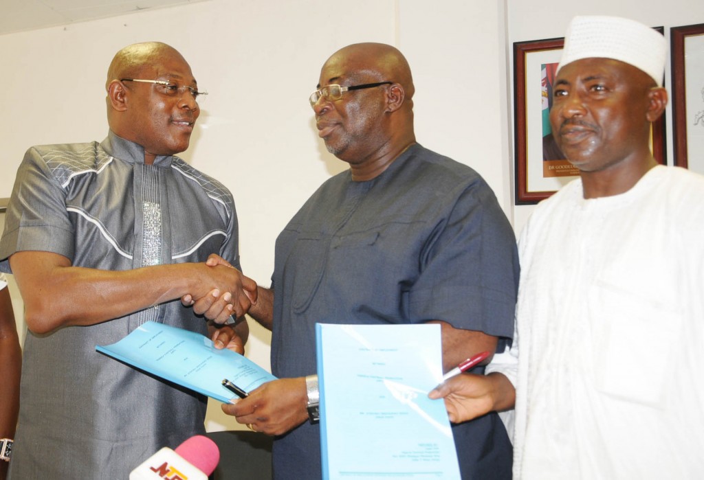 PIC. 25. KESHI SIGNS NEW CONTRACT WITH SUPER EAGLES IN ABUJA