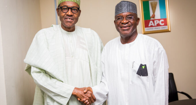 Mark, Buhari meet in Abuja