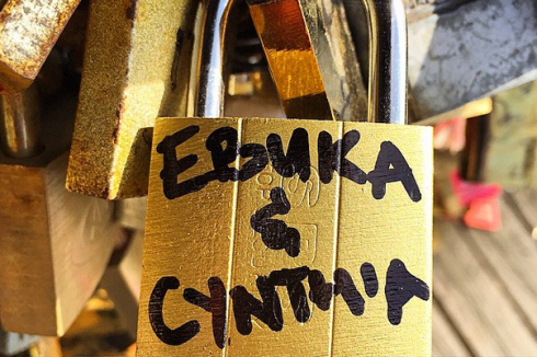 Ebuka and Cynthia love lock