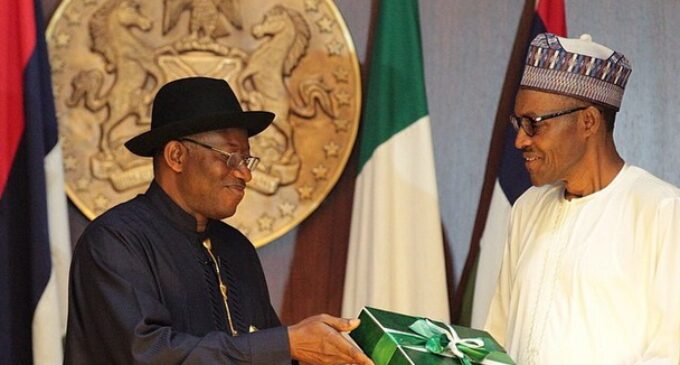 Jonathan submits handover notes to Buhari