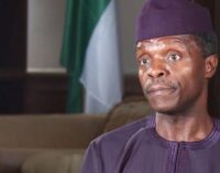 Osinbajo: A few individuals stole the funds meant to equip soldiers