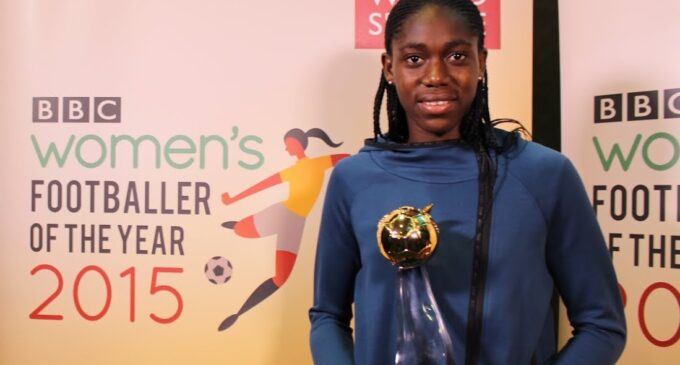 Oshoala is BBC Women’s Footballer of the Year