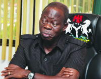 Wike doesn’t have the courage to be called a man, says Oshiomhole