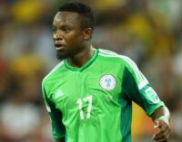 NFF fines Onazi $5,000 for Chad red card
