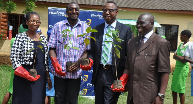 120 trees planted to celebrate 120 years of First Bank 
