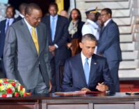 Obama arrives Kenya on two-day visit