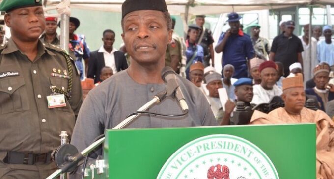 Osinbajo: There is a time to remove subsidy