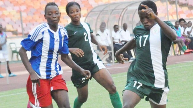 Falconets show superiority over Liberia with 7-0 win