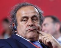 Platini quits as UEFA president