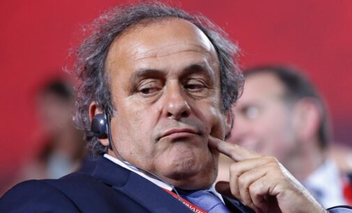 Platini quits as UEFA president