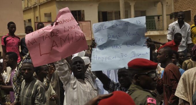 Sule Lamido’s supporters storm Kano airport