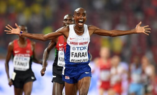 Mo Farah wins 10,000m World Championships gold