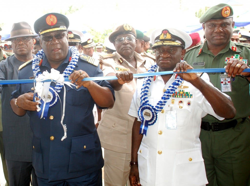 PIC.10. INAUGURATION OF  SENIOR OFFICERS' ACCOMMODATION COMPLEX  IN ABUJA