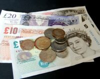 Sterling lower ahead of UK employment data