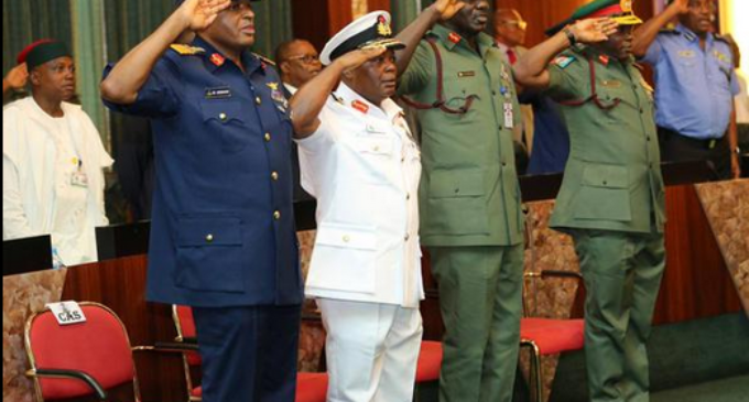 Service chiefs in Borno to re-assess military operation