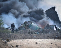 4 killed as military plane crashes in Egypt