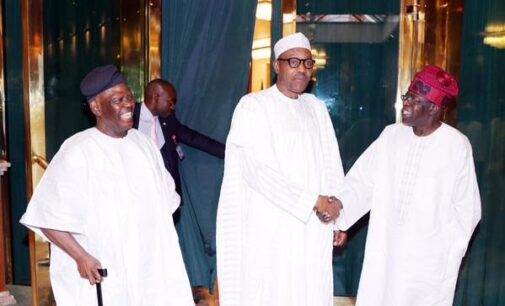 Tinubu meets Buhari at presidential villa