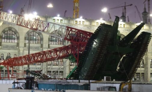 Crane crash at grand mosque ‘kills 87’ in Mecca