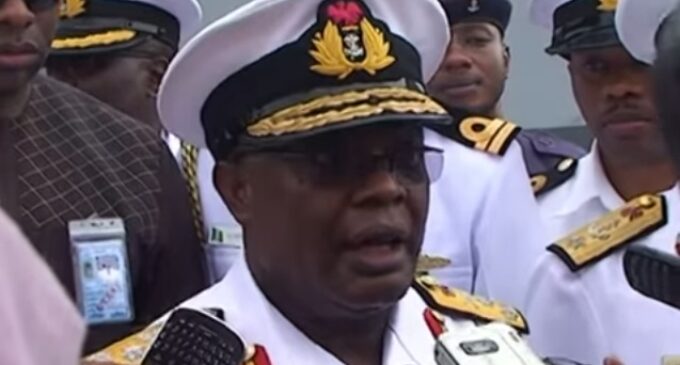 VIDEO: Navy receives warship to fight maritime crime