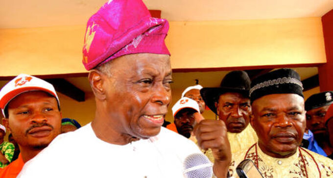 Falae: Zoning shouldn’t be a condition for presidency
