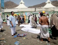 244 Nigerians ‘missing’ after hajj stampede