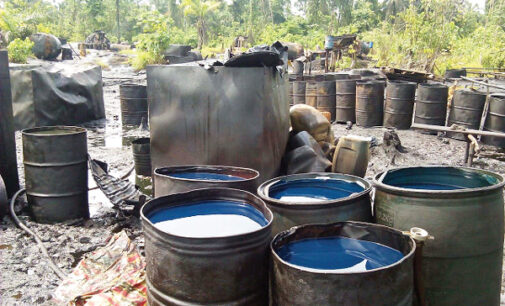 Soldiers sieze 8 boats, 2.3m litres of diesel in Rivers