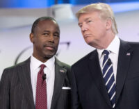 Carson edges Trump, now Republican front runner