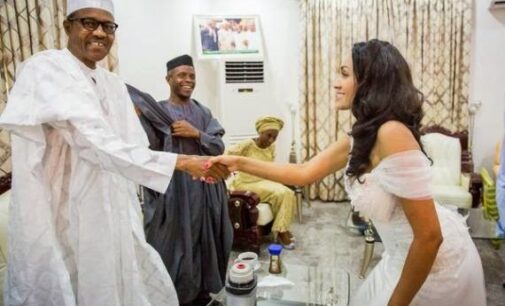 I’m not shy around women, says Buhari