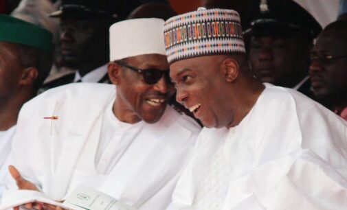 Buhari, Saraki ‘reunite’ at presidential villa