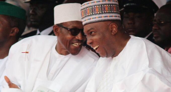 Buhari, Saraki ‘reunite’ at presidential villa