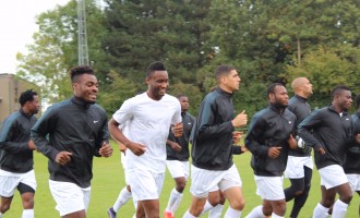 Super Eagles begin training in Belgium