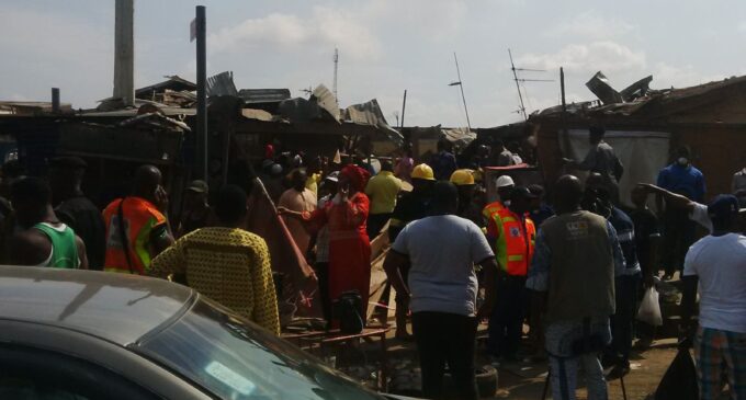 Panic in Lagos over gas explosion