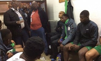 Pinnick urges Super Eagles to beat Cameroon