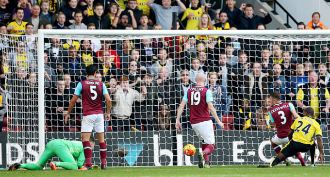 Ighalo scores two to condemn West Ham to first away loss