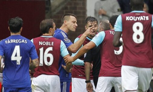 West Ham, Chelsea fined by FA over misconduct charges